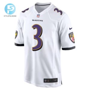 Odell Beckham Jr. 3 Baltimore Ravens Game Men Jersey White Tgv stylepulseusa 1 2