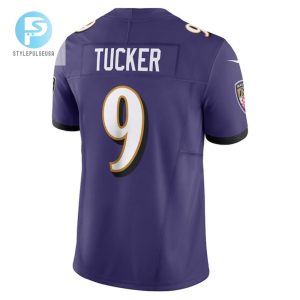 Justin Tucker 9 Baltimore Ravens Vapor F.U.S.E. Limited Jersey Purple Tgv stylepulseusa 1 3