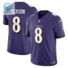 Lamar Jackson 8 Baltimore Ravens Vapor F.U.S.E. Limited Jersey Purple Tgv stylepulseusa 1