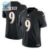 Justin Tucker 9 Baltimore Ravens Vapor F.U.S.E. Limited Alternate Jersey Black Tgv stylepulseusa 1