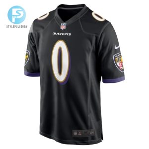 Roquan Smith 0 Baltimore Ravens Team Game Men Jersey Black Tgv stylepulseusa 1 2