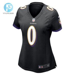 Roquan Smith 0 Baltimore Ravens Team Game Women Jersey Black Tgv stylepulseusa 1 2