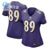 Steve Smith Sr. 89 Baltimore Ravens Womens Player Game Jersey Purple Tgv stylepulseusa 1