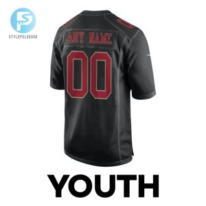 San Francisco 49Ers Vs. Baltimore Ravens Super Bowl Lviii Matchup Fashion Game Custom Youth Jersey Carbon Black stylepulseusa 1 3