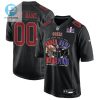 San Francisco 49Ers Vs. Baltimore Ravens Super Bowl Lviii Matchup Fashion Game Custom Men Jersey Carbon Black stylepulseusa 1