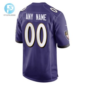 Baltimore Ravens Vs. Detroit Lions Super Bowl Lviii Matchup Game Custom Men Jersey Purple stylepulseusa 1 3