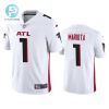 Marcus Mariota 1 Atlanta Falcons White Vapor Limited Jersey stylepulseusa 1