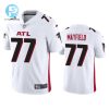 Jalen Mayfield 77 Atlanta Falcons White Vapor Limited Jersey stylepulseusa 1