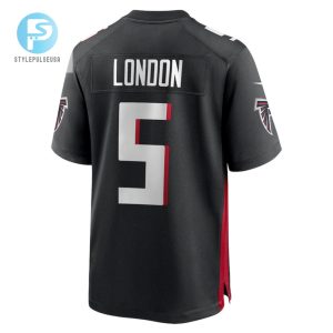 Drake London 5 Atlanta Falcons 2022 Draft First Round Pick Game Jersey In Black stylepulseusa 1 3