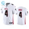 Desmond Ridder 4 Atlanta Falcons White Vapor Limited Jersey stylepulseusa 1