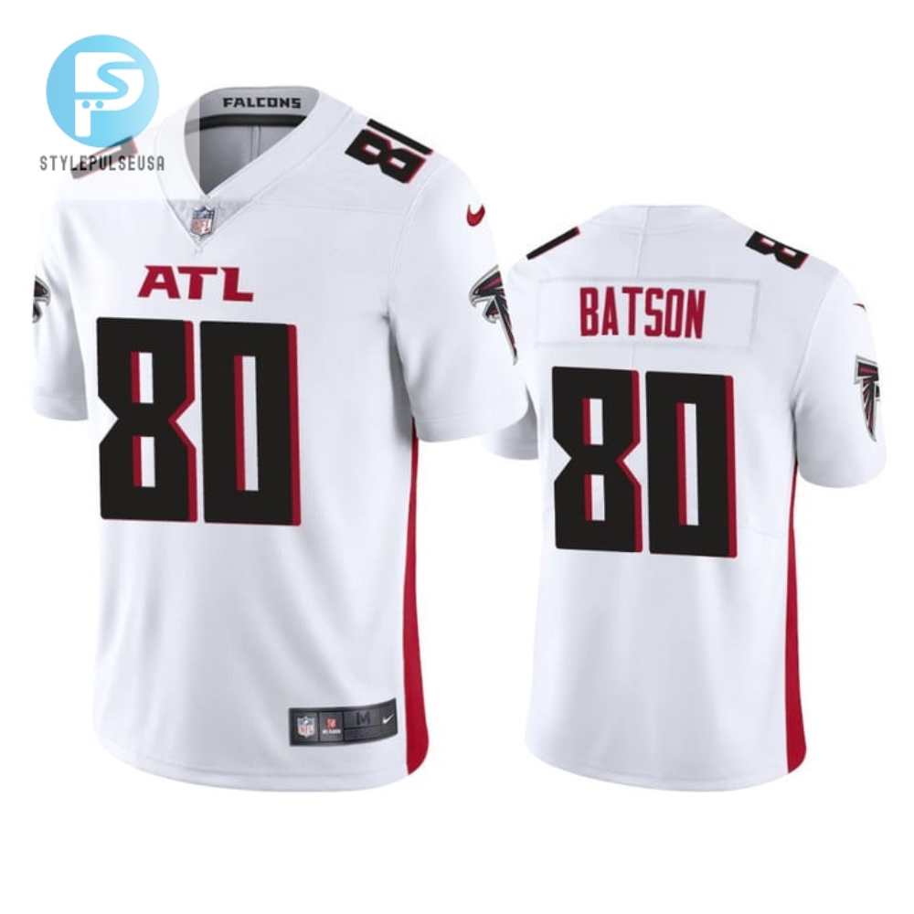 Atlanta Falcons Cameron Batson 80 White Vapor Limited Jersey stylepulseusa 1