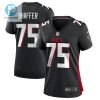 Justin Shaffer Atlanta Falcons Womens Player Game Jersey Black stylepulseusa 1