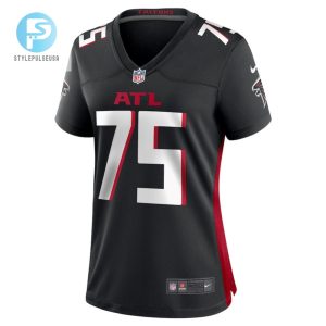 Justin Shaffer Atlanta Falcons Womens Player Game Jersey Black stylepulseusa 1 2