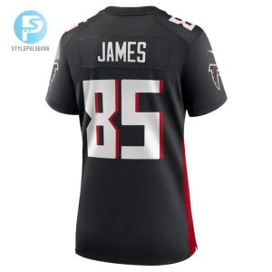 Tyshaun James Atlanta Falcons Womens Player Game Jersey Black stylepulseusa 1 3