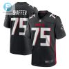 Justin Shaffer Atlanta Falcons Player Game Jersey Black stylepulseusa 1