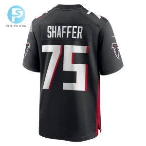 Justin Shaffer Atlanta Falcons Player Game Jersey Black stylepulseusa 1 3