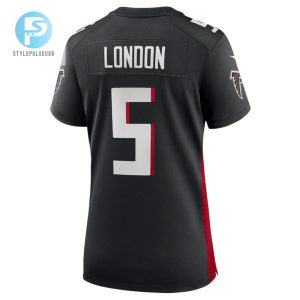 Drake London Atlanta Falcons Womens Player Game Jersey Black stylepulseusa 1 2