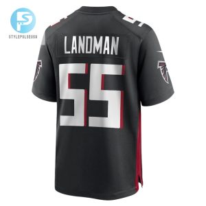 Nate Landman Atlanta Falcons Game Player Jersey Black stylepulseusa 1 3