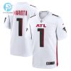 Marcus Mariota Atlanta Falcons Game Player Jersey White stylepulseusa 1