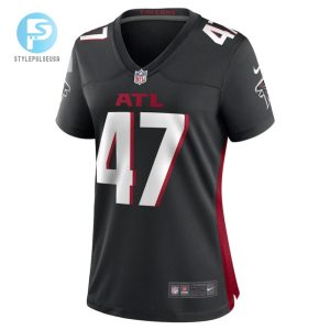 Arnold Ebiketie Atlanta Falcons Womens Game Player Jersey Black stylepulseusa 1 2