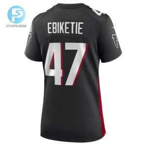 Arnold Ebiketie Atlanta Falcons Womens Game Player Jersey Black stylepulseusa 1 3