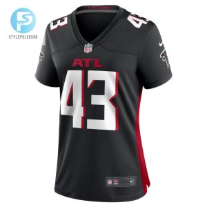 Tucker Fisk Atlanta Falcons Womens Player Game Jersey Black stylepulseusa 1 2