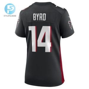 Damiere Byrd Atlanta Falcons Womens Game Player Jersey Black stylepulseusa 1 3