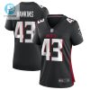 Matt Hankins Atlanta Falcons Womens Game Player Jersey Black stylepulseusa 1