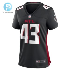 Matt Hankins Atlanta Falcons Womens Game Player Jersey Black stylepulseusa 1 2