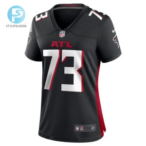 Tyler Vrabel Atlanta Falcons Womens Player Game Jersey Black stylepulseusa 1 2