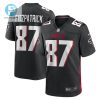 John Fitzpatrick Atlanta Falcons Game Player Jersey Black stylepulseusa 1