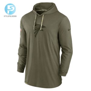 Men Atlanta Falcons 2022 Salute To Service Tonal Pullover Hoodie Olive stylepulseusa 1 3