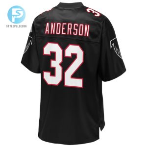 Jamal Anderson 32 Atlanta Falcons Pro Line Retired Player Jersey Black stylepulseusa 1 3