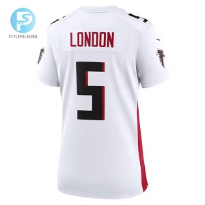 Drake London 5 Atlanta Falcons Womens Away Game Player Jersey White stylepulseusa 1 3