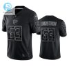 Chris Lindstrom 63 Atlanta Falcons Black Reflective Limited Jersey Men stylepulseusa 1