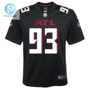 Calais Campbell 93 Atlanta Falcons Youth Game Jersey Black stylepulseusa 1 2