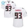 Calais Campbell 93 Atlanta Falcons Youth Game Jersey White stylepulseusa 1