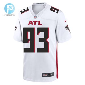 Calais Campbell 93 Atlanta Falcons Men Game Jersey White stylepulseusa 1 3