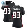 Calais Campbell 93 Atlanta Falcons Women Game Jersey Black stylepulseusa 1