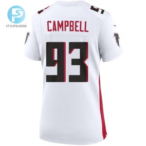 Calais Campbell 93 Atlanta Falcons Women Game Jersey White stylepulseusa 1 2