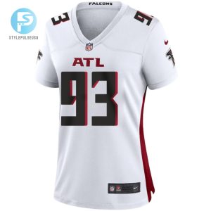 Calais Campbell 93 Atlanta Falcons Women Game Jersey White stylepulseusa 1 3