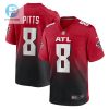 Kyle Pitts 8 Atlanta Falcons Alternate Game Jersey Red stylepulseusa 1