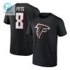 Kyle Pitts 8 Atlanta Falcons Black Tshirt stylepulseusa 1