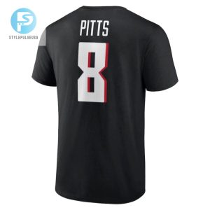 Kyle Pitts 8 Atlanta Falcons Black Tshirt stylepulseusa 1 2