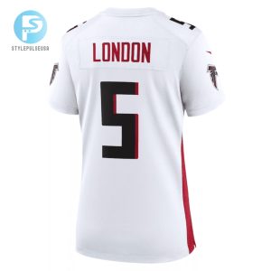 Drake London 5 Atlanta Falcons Women Away Game Jersey White stylepulseusa 1 3