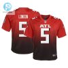 Drake London 5 Atlanta Falcons Youth Game Jersey Red stylepulseusa 1