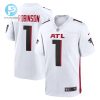 Bijan Robinson Atlanta Falcons 2023 Nfl Draft First Round Pick Game Jersey White stylepulseusa 1