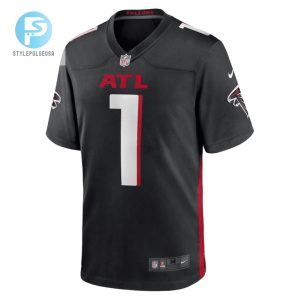 Bijan Robinson Atlanta Falcons 2023 Nfl Draft First Round Pick Game Jersey Black stylepulseusa 1 2