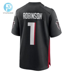 Bijan Robinson Atlanta Falcons 2023 Nfl Draft First Round Pick Game Jersey Black stylepulseusa 1 3