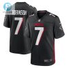 Bijan Robinson 7 Atlanta Falcons 2023 Nfl Draft Game Jersey Black stylepulseusa 1